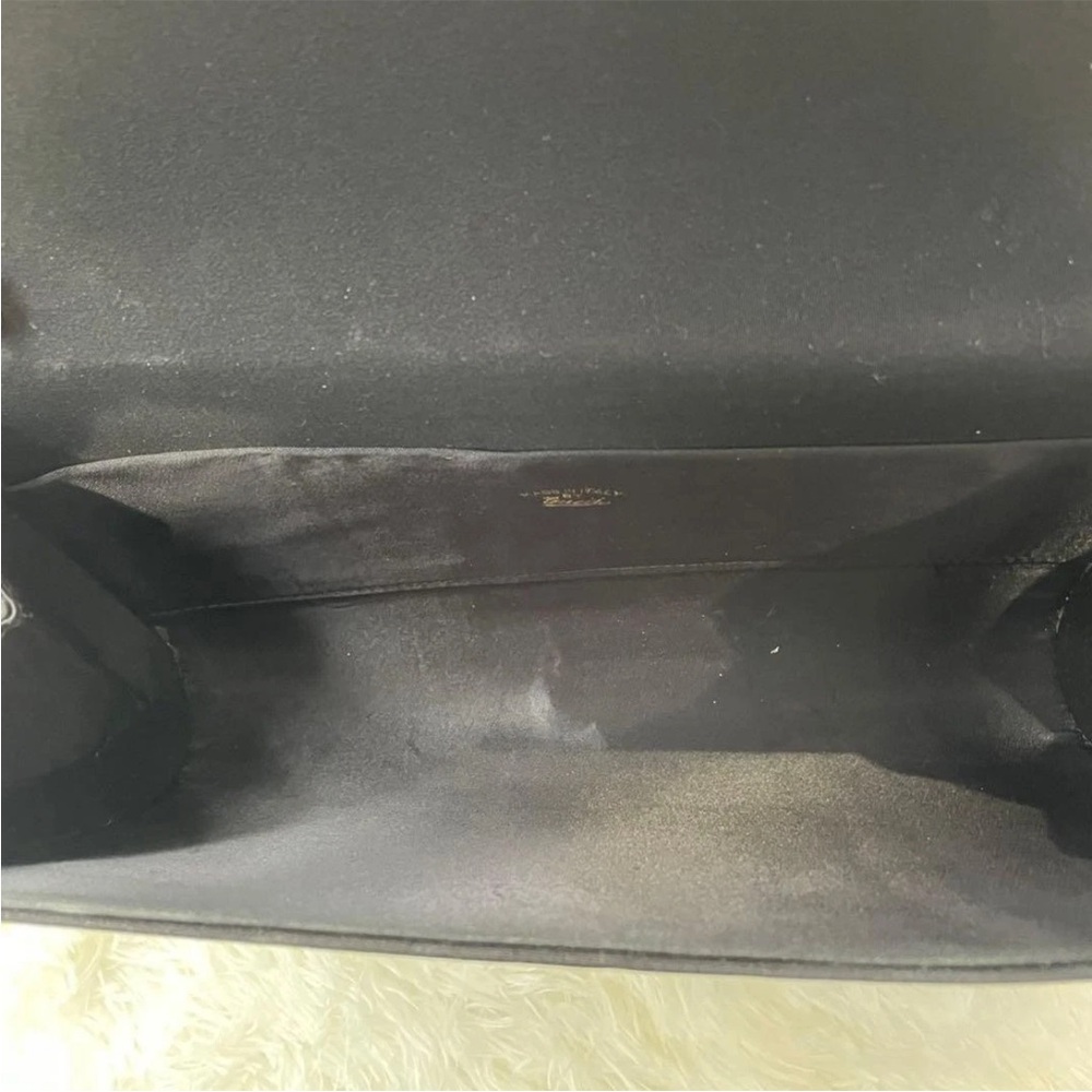 Gucci Black Clutch with Gold Chain Accent - Picture 12 of 13